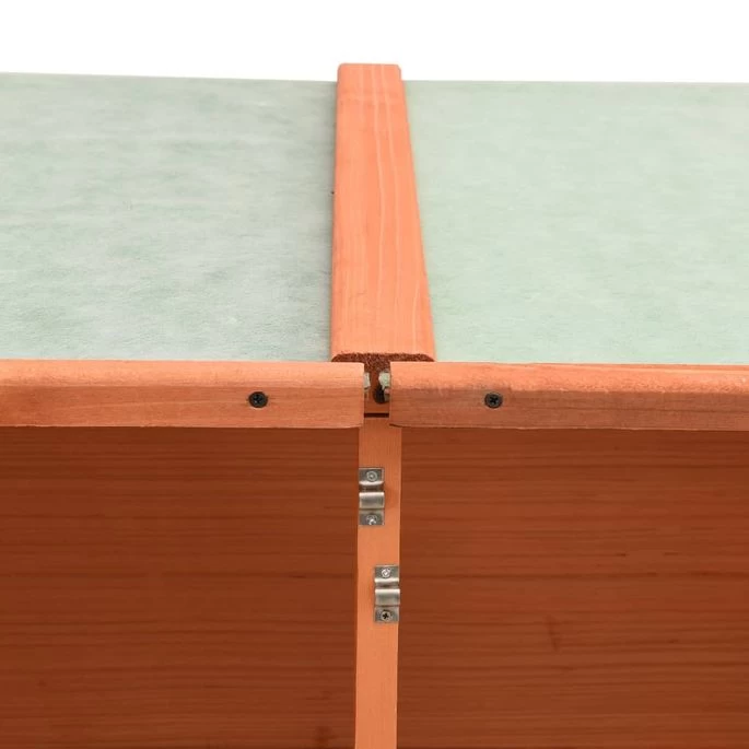 Abri à Outils De Jardin 135,5x75x160 Cm Bois De Sapin Massif – Image 9