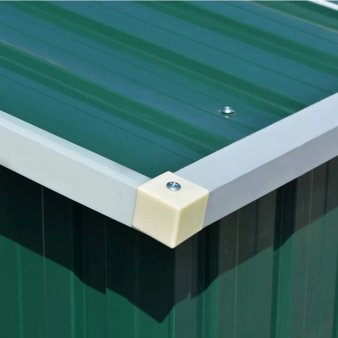Abri De Jardin 257x489x181 Cm Métal Vert – Image 4
