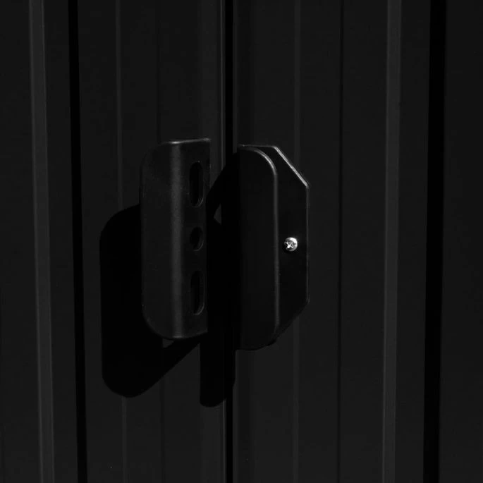 Abri De Jardin 257x580x181 Cm Métal Anthracite – Image 3