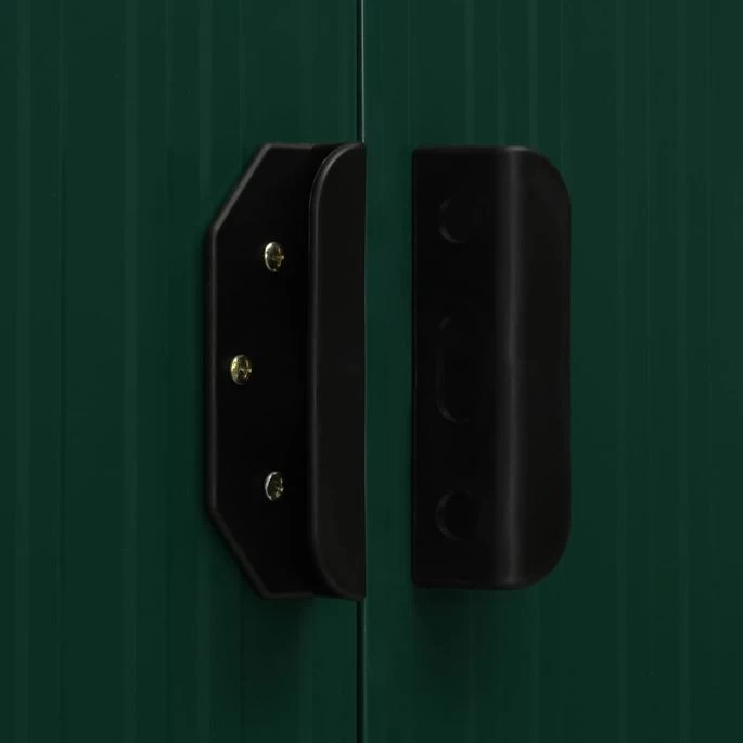 Abri De Jardin Avec Toit étendu Vert 336x270x181 Cm Acier – Image 3