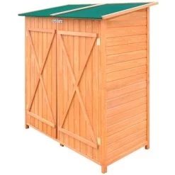 Abri De Jardin De Stockage D'outils De Jardin Bois Grand