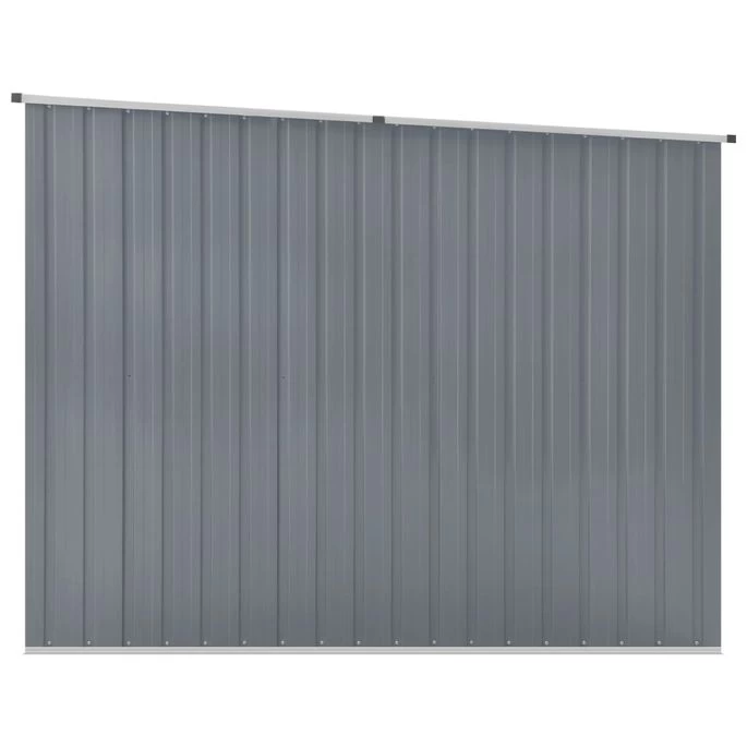 Abri De Jardin Gris 195x198x159 Cm Acier Galvanisé – Image 5