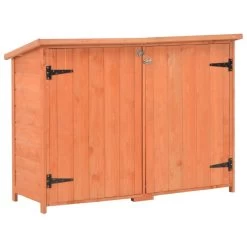 Abri De Stockage De Jardin 120x50x91 Cm Bois
