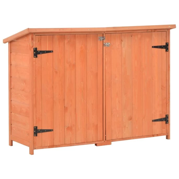 Abri De Stockage De Jardin 120x50x91 Cm Bois