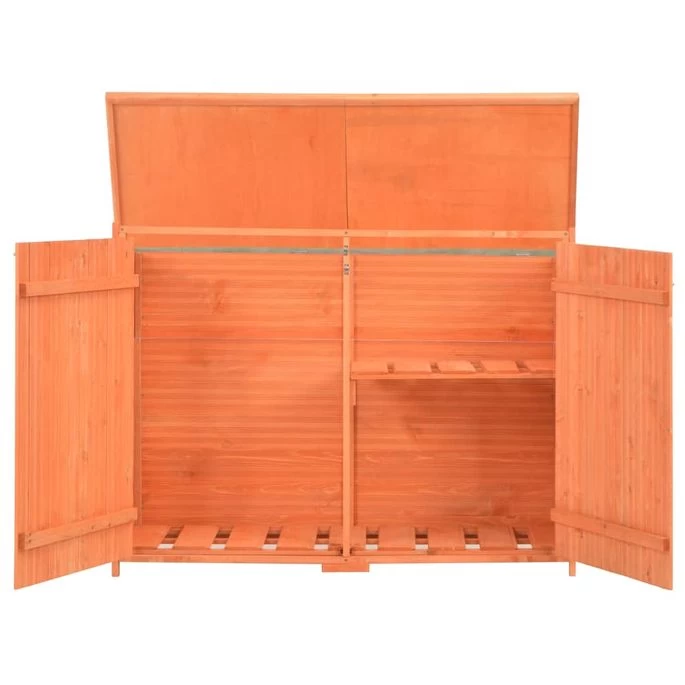 Abri De Stockage De Jardin 120x50x91 Cm Bois – Image 4