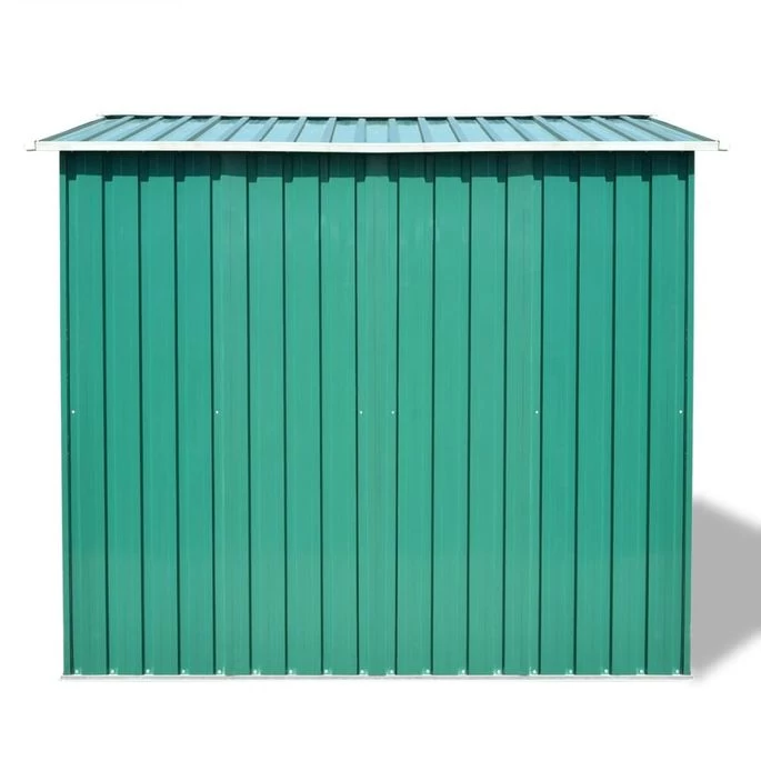 Abri De Stockage Pour Jardin Métal Vert 257 X 205 X 178 Cm – Image 3
