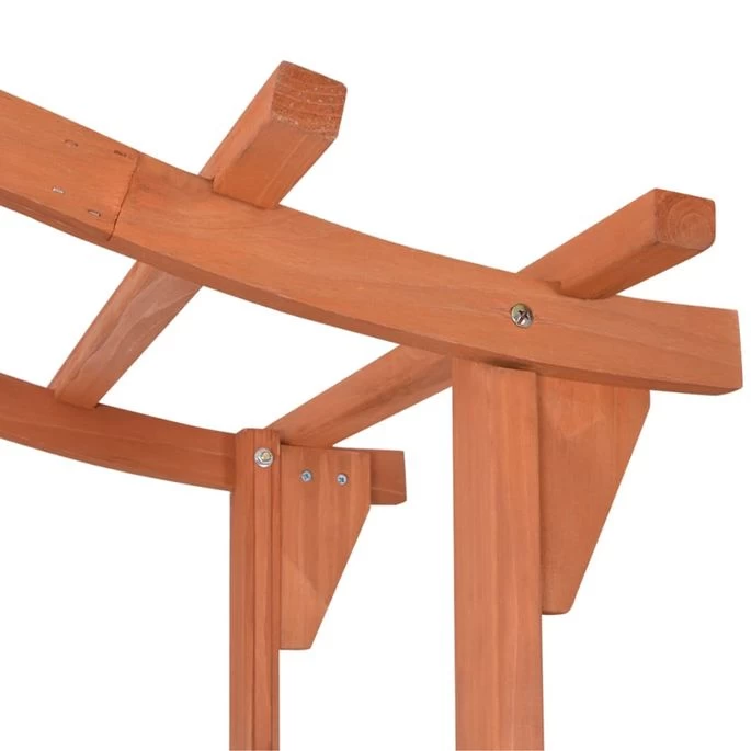 Arche Pour Jardin Avec Portique En Bois De Sapin 120x60x193 Cm – Image 4