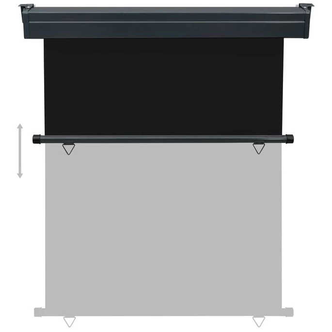 Auvent Latéral De Balcon 140x250 Cm Noir 2 – Image 5