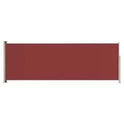 Auvent Latéral Rétractable De Patio 180x500 Cm Rouge 2