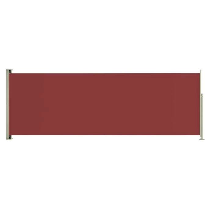 Auvent Latéral Rétractable De Patio 180x500 Cm Rouge 2