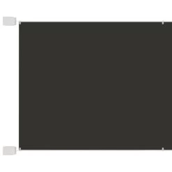 Auvent Vertical Anthracite 180x270 Cm Tissu Oxford