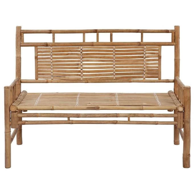 Banc De Jardin Avec Coussin 120 Cm Bambou 26 – Image 3