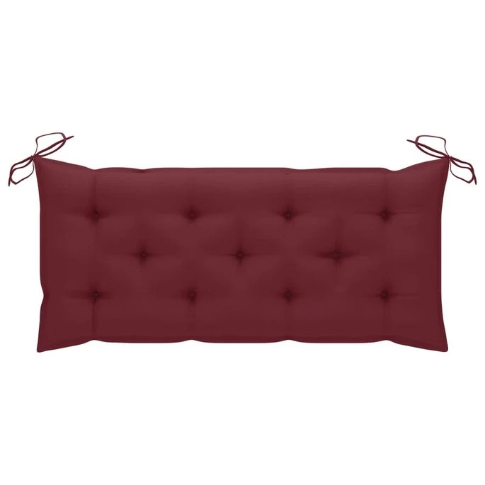 Banc De Jardin Avec Coussin 120 Cm Bambou 26 – Image 8