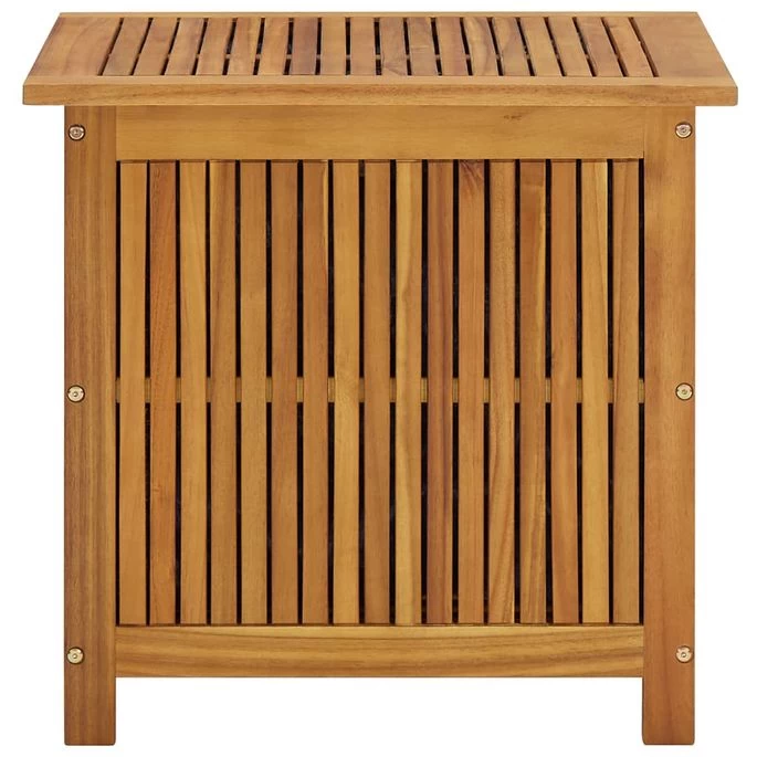 Boîte De Rangement De Jardin 60x50x106 Cm Bois D'acacia Solide – Image 3