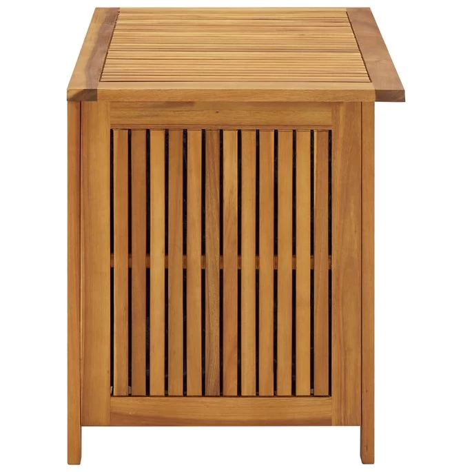 Boîte De Rangement De Jardin 90x50x58 Cm Bois D'acacia Solide – Image 4