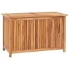 Boîte De Rangement De Jardin 90x50x58 Cm Bois De Teck Solide