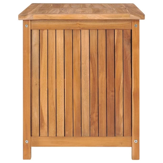 Boîte De Rangement De Jardin 90x50x58 Cm Bois De Teck Solide – Image 3