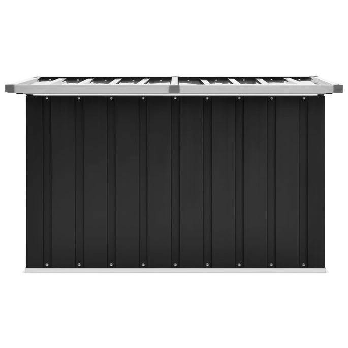 Boîte De Rangement De Jardin Anthracite 109x67x65 Cm – Image 3