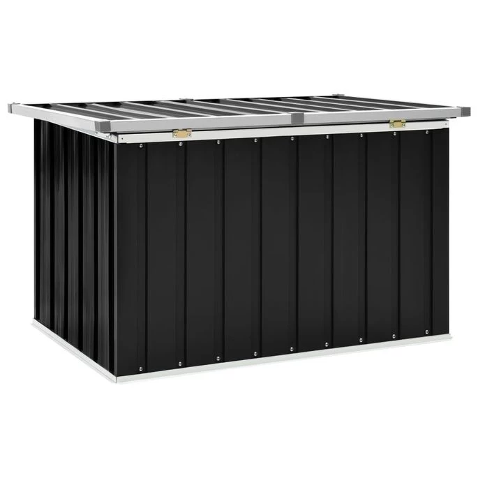 Boîte De Rangement De Jardin Anthracite 109x67x65 Cm – Image 4