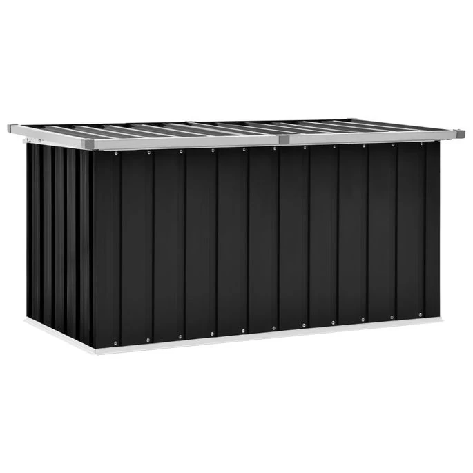 Boîte De Rangement De Jardin Anthracite 129x67x65 Cm