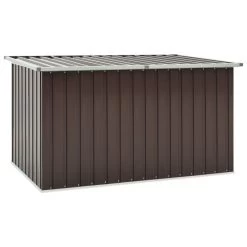 Boîte De Rangement De Jardin Marron 171x99x93 Cm
