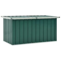 Boîte De Rangement De Jardin Vert 129x67x65 Cm