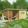 Cabanon De Jardin En Rondins Bois Massif 28 Mm, 6,3 X 3 M