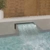 Cascade Avec LED 60x34x14 Cm Acier Inoxydable 304