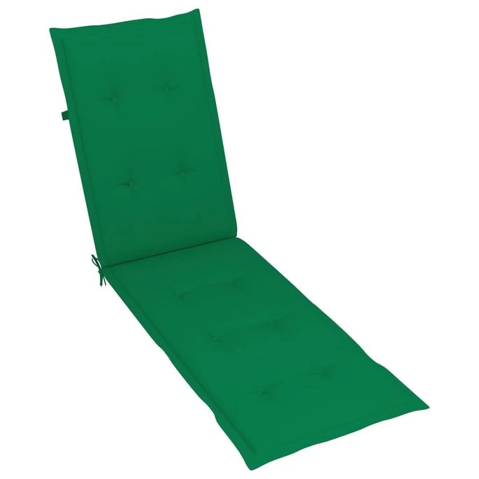 Chaise De Terrasse Avec Repose-pied Et Coussin Acacia Solide 19 – Image 7