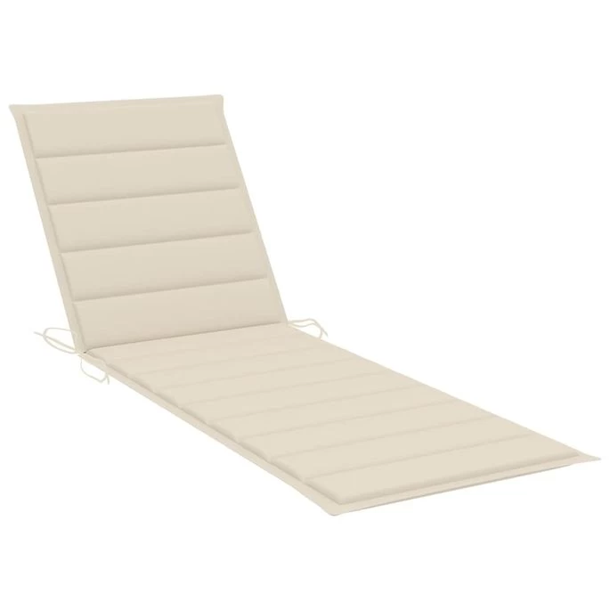 Chaise Longue De Jardin Avec Coussin Bambou 3 – Image 5