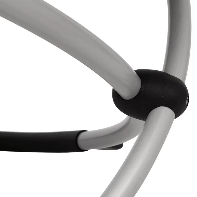 Chaise Longue Géométrique D'extérieur Acier Taupe – Image 5