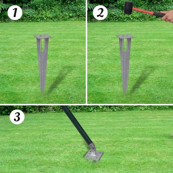 Clôture à Mailles Losangées Et Piquet De Poteau Acier 1,25x25 M – Image 4