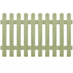 Clôture Bois De Pin Imprégné 170 X 100 Cm 6 / 9 Cm
