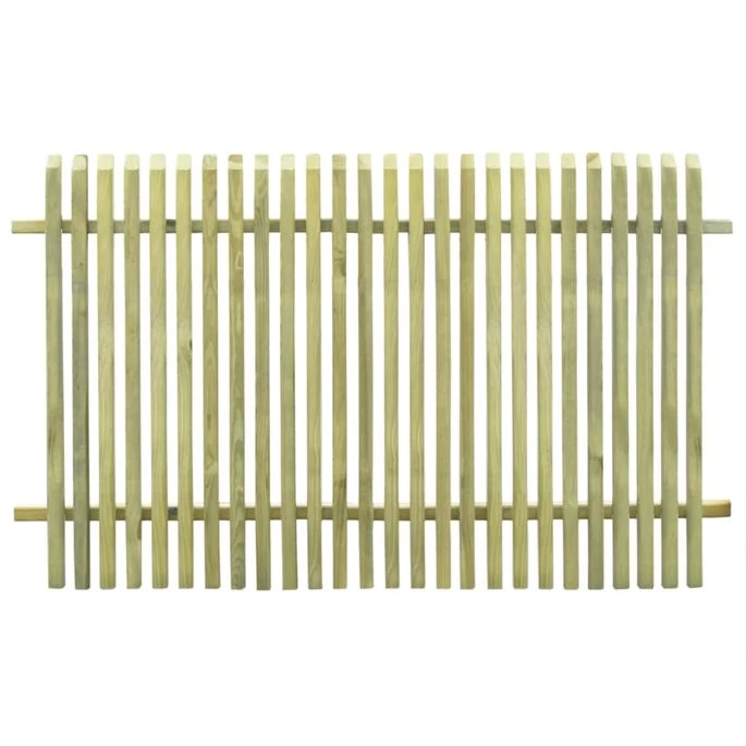 Clôture De Jardin Bois De Pin Imprégné 170 X 100 Cm