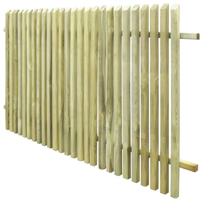 Clôture De Jardin Bois De Pin Imprégné 170 X 100 Cm – Image 2