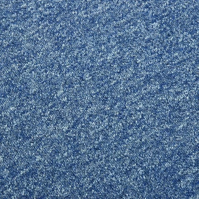 Dalles De Tapis De Sol 20 Pcs 5 M² 50x50 Cm Bleu – Image 2