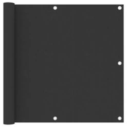 Écran De Balcon Anthracite 90x500 Cm Tissu Oxford