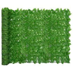 Écran De Balcon Avec Feuilles Vert 400x150 Cm