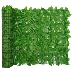 Écran De Balcon Avec Feuilles Vert 500x100 Cm