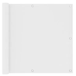 Écran De Balcon Blanc 90x500 Cm Tissu Oxford