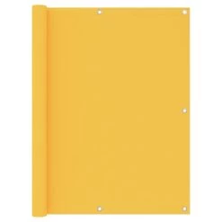 Écran De Balcon Jaune 120x500 Cm Tissu Oxford