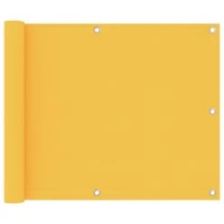 Écran De Balcon Jaune 75x400 Cm Tissu Oxford