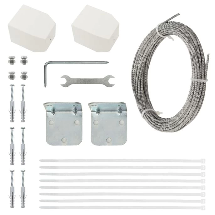 Écran De Balcon Jaune Et Blanc 120x240 Cm Tissu Oxford – Image 4