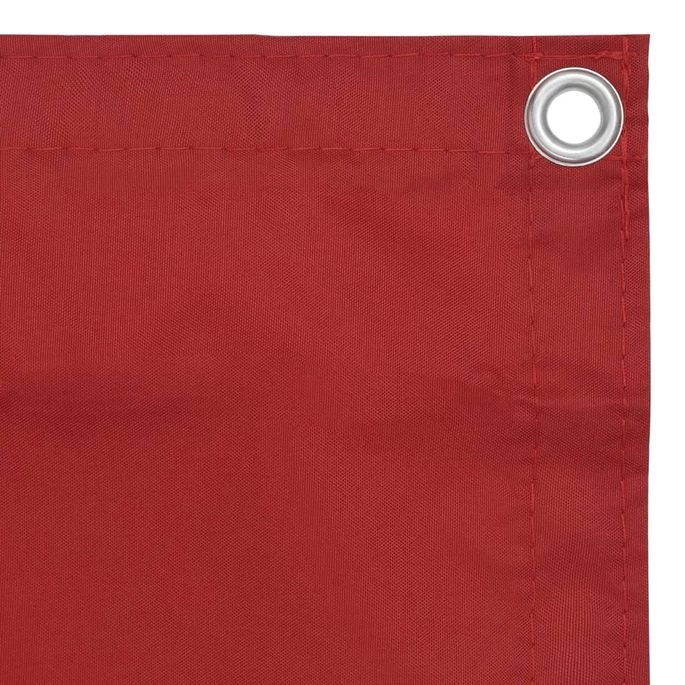 Écran De Balcon Rouge 75x600 Cm Tissu Oxford – Image 3