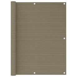 Écran De Balcon Taupe 120x300 Cm PEHD