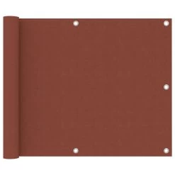 Écran De Balcon Terre Cuite 75x300 Cm Tissu Oxford