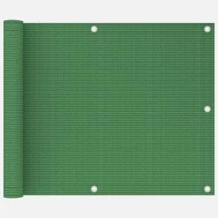 Écran De Balcon Vert Clair 75x600 Cm PEHD