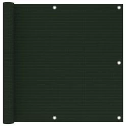 Écran De Balcon Vert Foncé 90x400 Cm PEHD