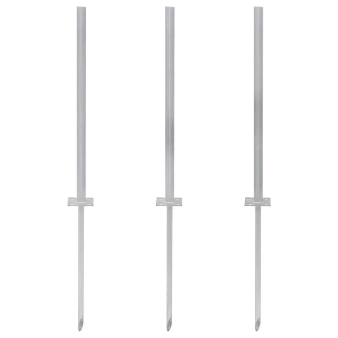 Ensemble De Clôture WPC 4 Carré + 1 Incliné 842 X 185 Cm Marron – Image 10