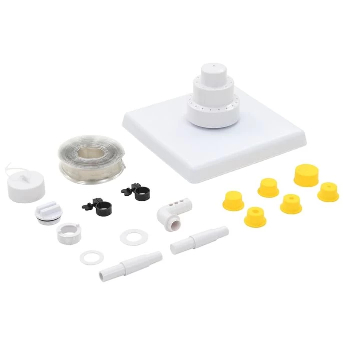 Ensemble De Fontaine De Piscine 13 Pcs Blanc – Image 2